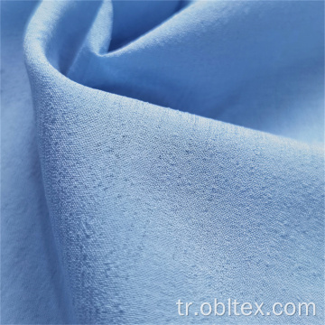 OBL22-C-061 Elbise için polyester taklit keten